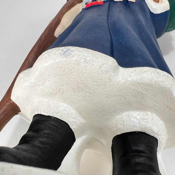 Vtg Old World Santa Claus Provincial Mold Hand Painted Ceramic Christmas 90s - Picture 8 of 15